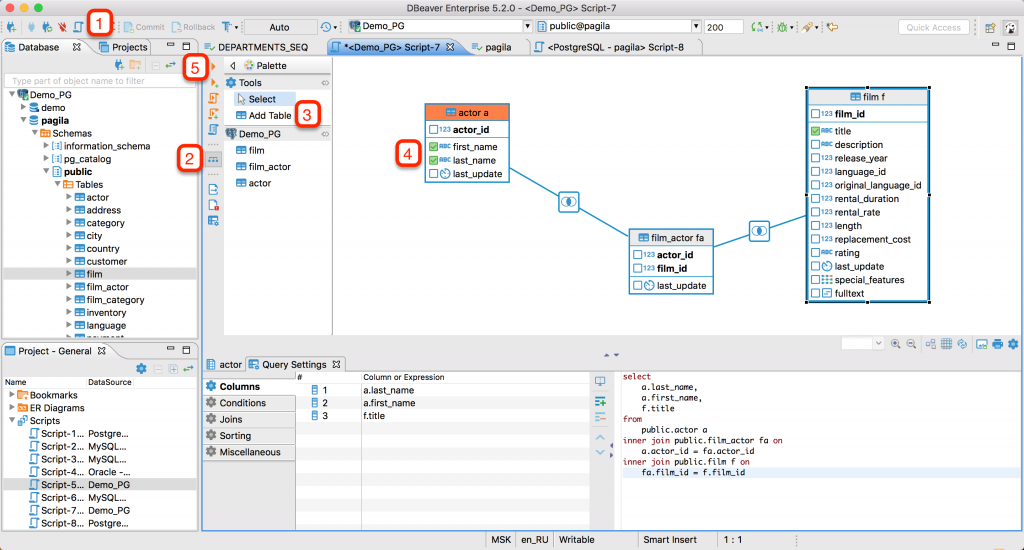 dbeaver run multiple queries