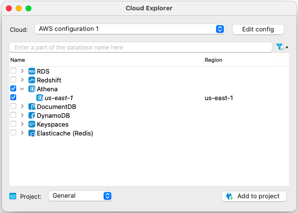 DBeaver Cloud Explorer