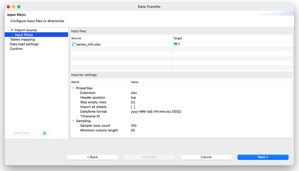 DBeaver Import Data