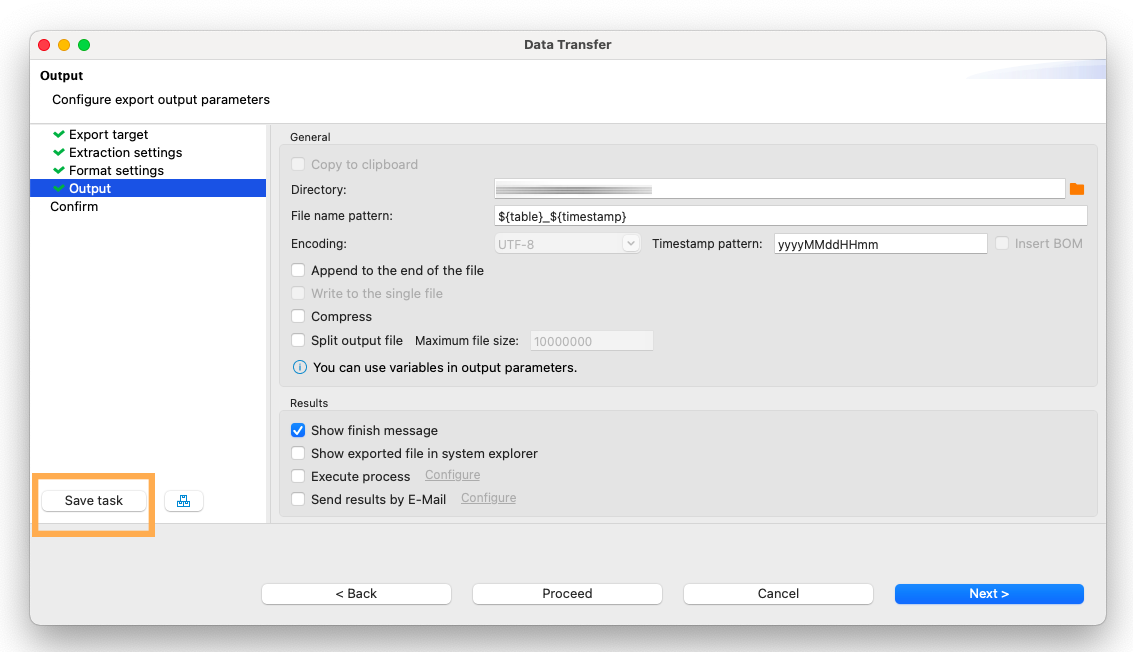 Working with tasks: how to get started - DBeaver
