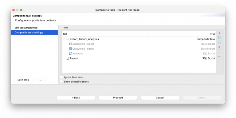 Composite tasks and how to create them