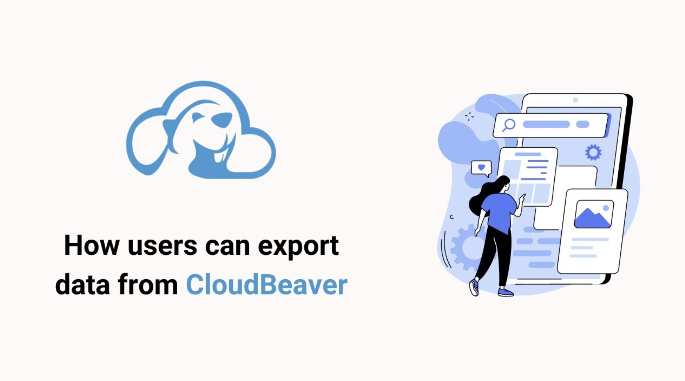 How users can export data from CloudBeaver