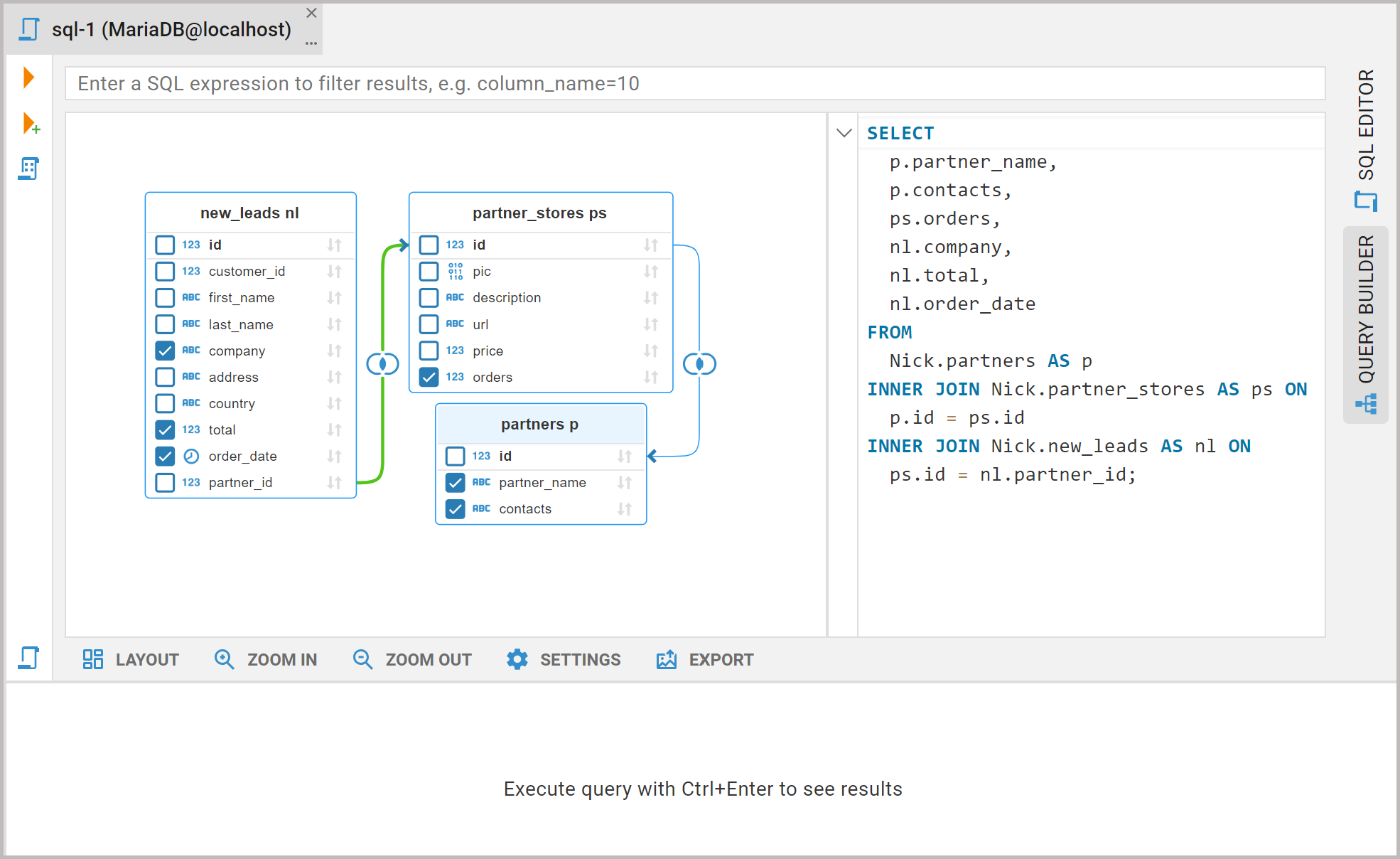 How to use Visual Query Builder to create complex queries in ...