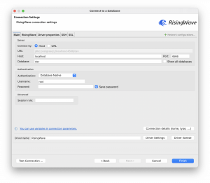Stream Processing with DBeaver and RisingWave