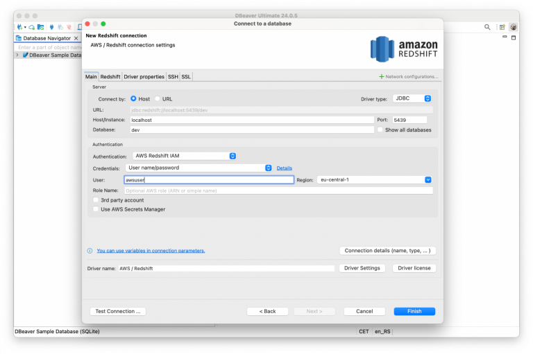 Redshift Connection in DBeaver Pro | Step-by-Step Setup Guide