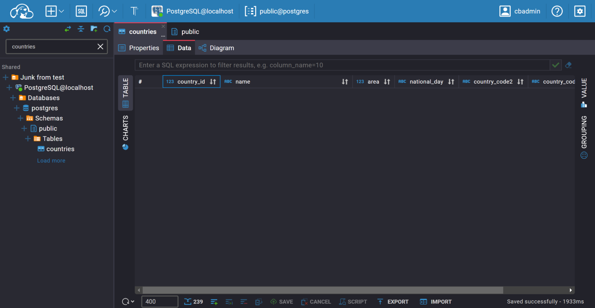 DBeaver Tutorial | How to Import Data in CloudBeaver