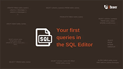 DBeaver SQL Editor overview