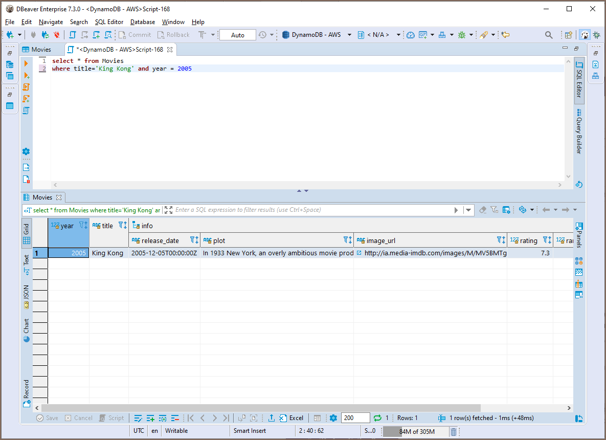 how to use sql on mac to communicate with aws dynamo