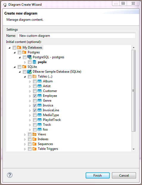 create table in dbeaver