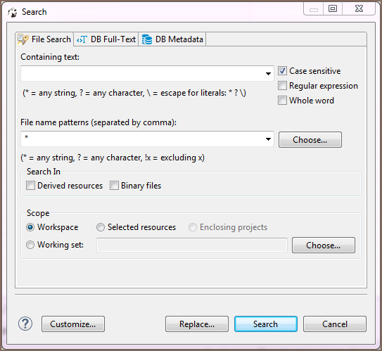 cap sensitive search and replace in word