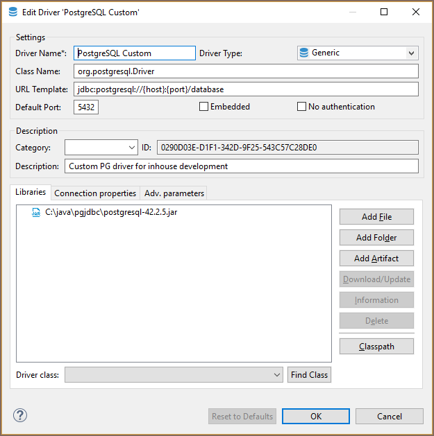 dbeaver oracle driver download